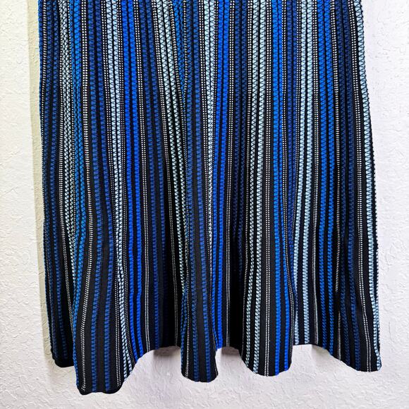 KATE SPADE Dress Sleeveless Striped Sweater Knit Knee Length Crew Neck New York - Picture 7 of 13